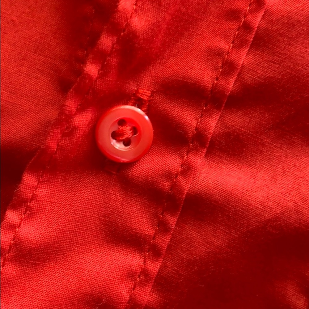 Boys red button down - Picture 3 of 5